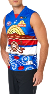 WESTERN BULLDOGS INDIGENOUS REPLICA GUERNSEY, Image 3 of 10