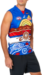 WESTERN BULLDOGS INDIGENOUS REPLICA GUERNSEY, Image 4 of 10