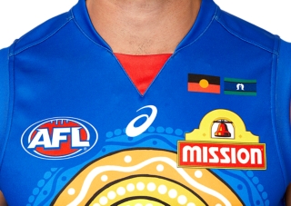 WESTERN BULLDOGS INDIGENOUS REPLICA GUERNSEY, Image 5 of 10
