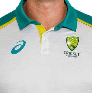 CRICKET AUSTRALIA SHORT SLEEVED TRAINING SHIRT, Image 3 of 8