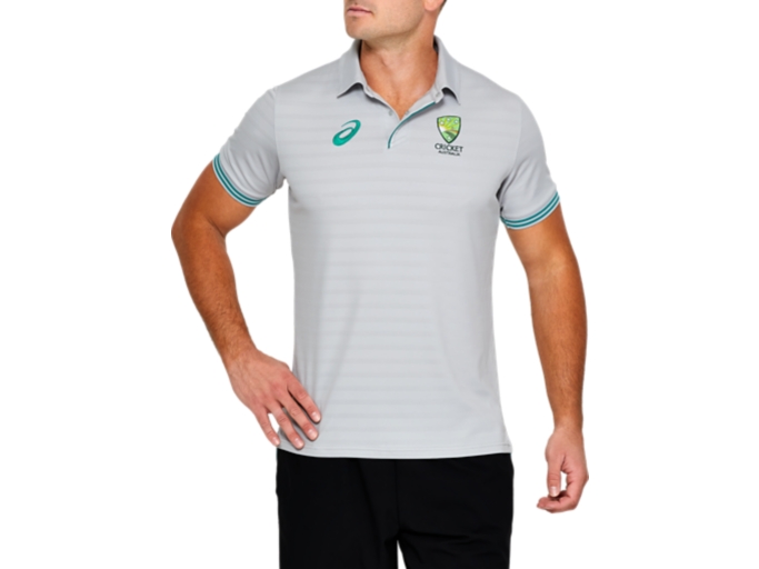 Men's CRICKET AUSTRALIA MEDIA POLO Polar Shade Mens Cricket
