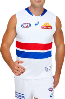 WESTERN BULLDOGS CLASH REPLICA GUERNSEY SHORT SLEEVE, Image 1 of 8