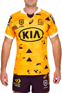 Men's BRISBANE BRONCOS REPLICA ALTERNATE JERSEY, Rich Gold