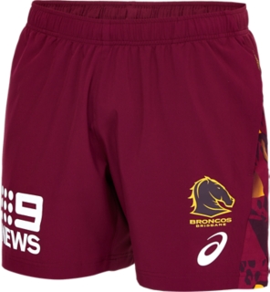 BRISBANE BRONCOS REPLICA TRAINING SHORT, Image 9 of 10
