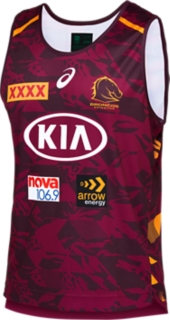 BRISBANE BRONCOS TRAINING SINGLET, Image 6 of 7