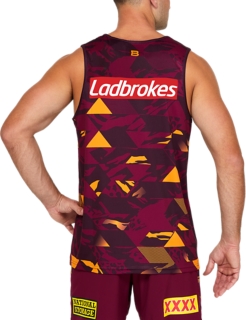 BRISBANE BRONCOS TRAINING SINGLET, Image 2 of 7