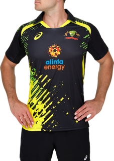 retroceder Coche ligero Men's CRICKET AUSTRALIA REPLICA T20 SHIRT | Performance Black | Mens Cricket  Clothing | ASICS Australia