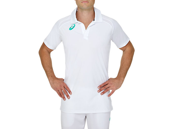 Men's PLAYING SHIRT SHORT SLEEVED WHITE | Brilliant White | Mens Cricket  Clothing | ASICS Australia