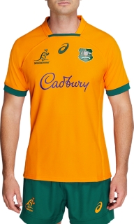 WALLABIES REPLICA HOME JERSEY | Wallabies Gold Mens Rugby Clothing | ASICS Australia