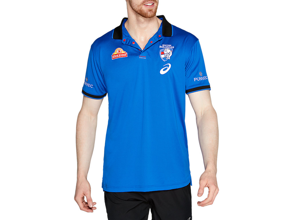 XL sizes S AFL Western Bulldogs Mens Polo Shirt 