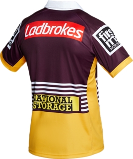 Men's BRISBANE BRONCOS REPLICA ALTERNATE JERSEY, Rich Gold, Mens NRL  Clothing