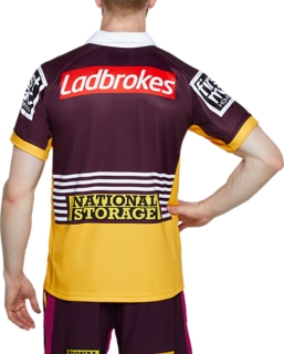 Brisbane Broncos 2023 Men's Home Jersey NRL Rugby League by Asics