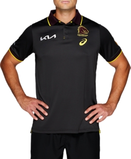 Men's BRISBANE BRONCOS INDIGENOUS REPLICA, Performance Black, Mens NRL  Clothing