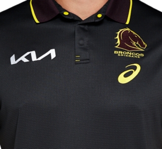 Brisbane Broncos NRL Mens Performance Polo Shirt