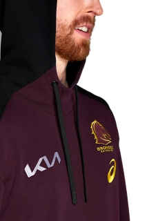 Men's BRISBANE BRONCOS TRAVEL JACKET, Deep Mars, Mens NRL Clothing