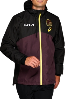 Men's BRISBANE BRONCOS WET WEATHER JACKET, Performance Black, Mens NRL  Clothing