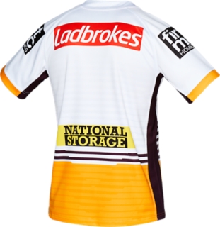 Men's BRISBANE BRONCOS REPLICA AWAY JERSEY, Brilliant White, Mens NRL  Clothing