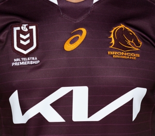 Men's BRONCOS HOME REPLICA JERSEY, Maroon, Mens NRL Clothing