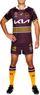 Women's BRISBANE BRONCOS REPLICA HOME JERSEY, Deep Mars, Womens NRL  Clothing