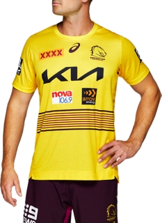 Buy 2021 Brisbane Broncos NRL Training Polo Shirt – Mens - NRL Jerseys