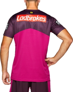 Men's BRISBANE BRONCOS TRAINING TEE, Deep Mars