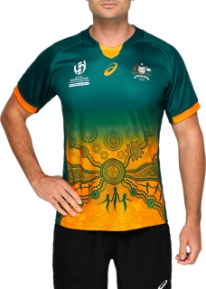 WALLAROOS RUGBY WORLD CUP ALTERNATE JERSEY | Wallabies Green | Mens Rugby Clothing ASICS Australia