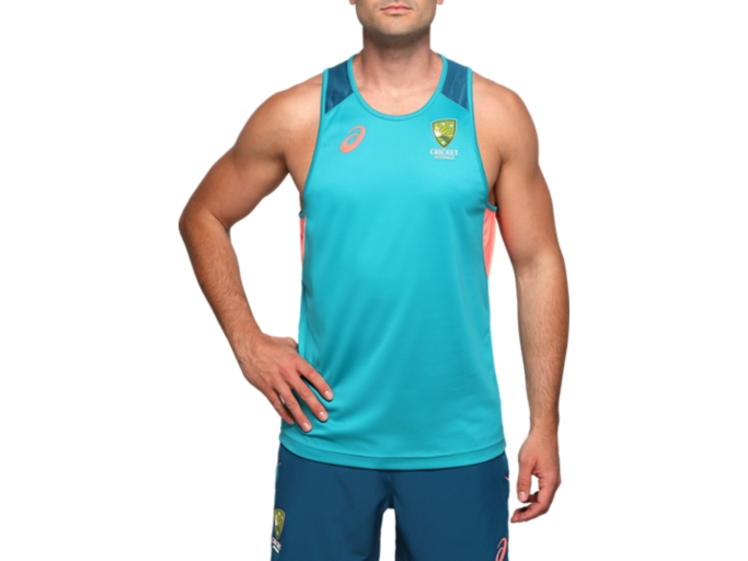 CRICKET AUSTRALIA TRAINING SINGLET Men Lagoon Mens Cricket