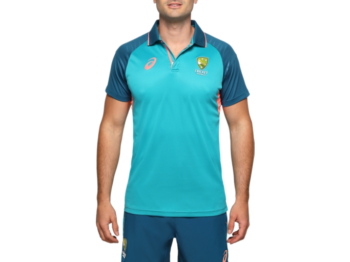 CRICKET AUSTRALIA TRAINING SHIRT Men Lagoon Mens Cricket Clothing