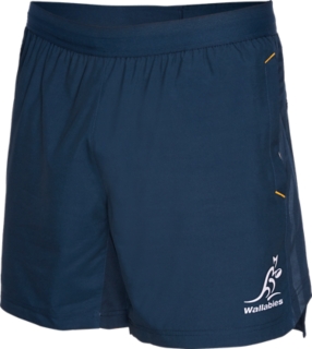 Men's WALLABIES GYM SHORT | Blue | Rugby Union Clothing ASICS Australia