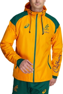 a nombre de Contabilidad Estado Men's WALLABIES MATCH DAY WET WEATHER JACKET | Wallabies Gold | Mens Rugby  Union Clothing | ASICS Australia