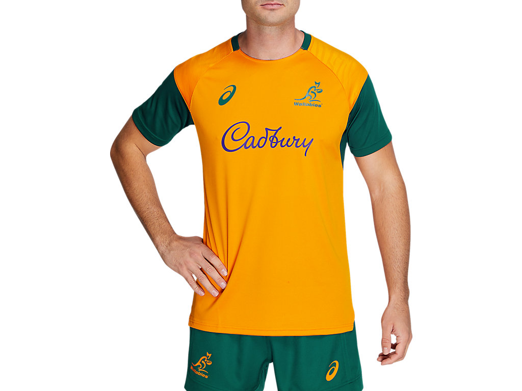 Sizes S Rugby Wallabies Mens Supporter Logo Tee T-Shirt 4XL 