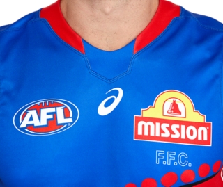 Men's WESTERN BULLDOGS INDIGENOUS REPLICA GUERNSEY, Electric Blue, Mens  AFL Clothing