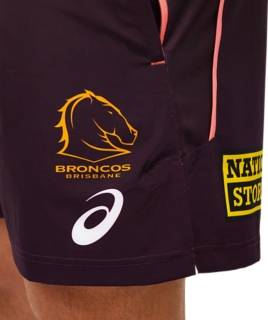 BRISBANE BRONCOS REPLICA TRAINING SHORTS, Image 3 of 7