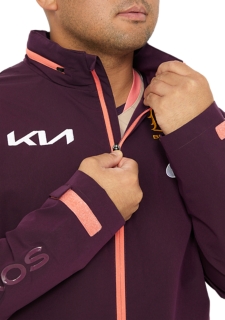 Men's BRISBANE BRONCOS TRAVEL JACKET, Deep Mars, Mens NRL Clothing