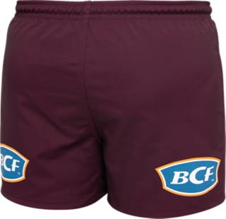 Men's BRISBANE BRONCOS REPLICA TRAINING SHORTS, Papaya, Mens NRL Clothing