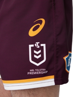 Men's BRISBANE BRONCOS TRAINING SHORT, Deep Mars, Mens NRL Clothing