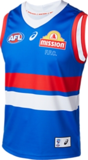 Men's WESTERN BULLDOGS INDIGENOUS REPLICA GUERNSEY, Electric Blue, Mens  AFL Clothing