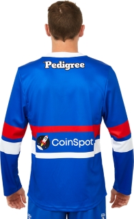 WESTERN BULLDOGS REPLICA HOME GUERNSEY LONG SLEEVED, Image 2 of 7