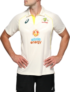 Discrepancia fantasma arrebatar Men's CRICKET AUSTRALIA REPLICA TEST SHIRT | Cream | Mens Cricket Clothing  | ASICS Australia