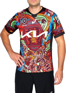 Men's BRISBANE BRONCOS INDIGENOUS REPLICA, Performance Black, Mens NRL  Clothing