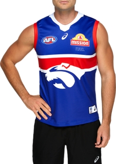 Unisex WESTERN BULLDOGS RETRO REPLICA YOUTH, Electric Blue