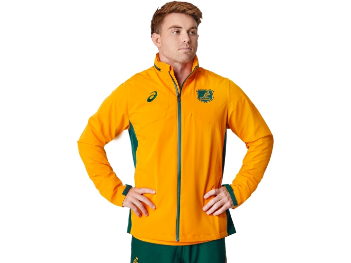 Men's WALLABIES REPLICA ANTHEM JACKET Wallabies Gold Mens Rugby