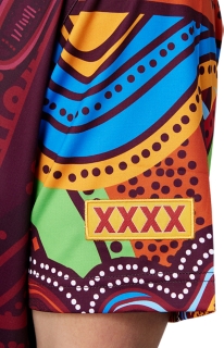 Women's BRISBANE BRONCOS INDIGENOUS POLO, Deep Mars