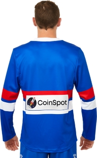 WESTERN BULLDOGS REPLICA HOME GUERNSEY LONG SLEEVED, Image 2 of 7