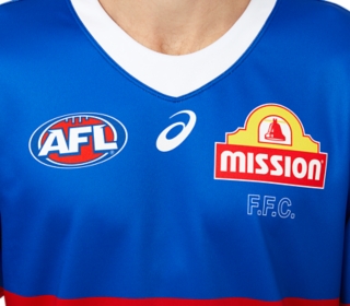 WESTERN BULLDOGS REPLICA HOME GUERNSEY LONG SLEEVED, Image 3 of 7