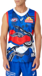 CLEARANCE Western Bulldogs Asics Mens Indigenous Guernsey 2022 – Footy Plus  More