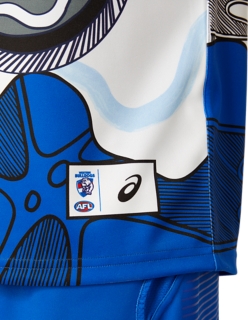 Men's WESTERN BULLDOGS INDIGENOUS REPLICA GUERNSEY, Electric Blue, Mens  AFL Clothing