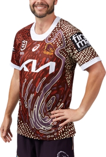 BRISBANE BRONCOS REPLICA INDIGENOUS JERSEY, Image 3 of 12