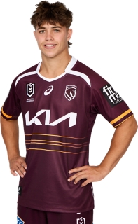 BRISBANE BRONCOS REPLICA HOME JERSEY, Maroon 3