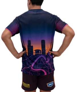 2026 BRISBANE BRONCOS REPLICA RUN OUT TEE, Midnight 2